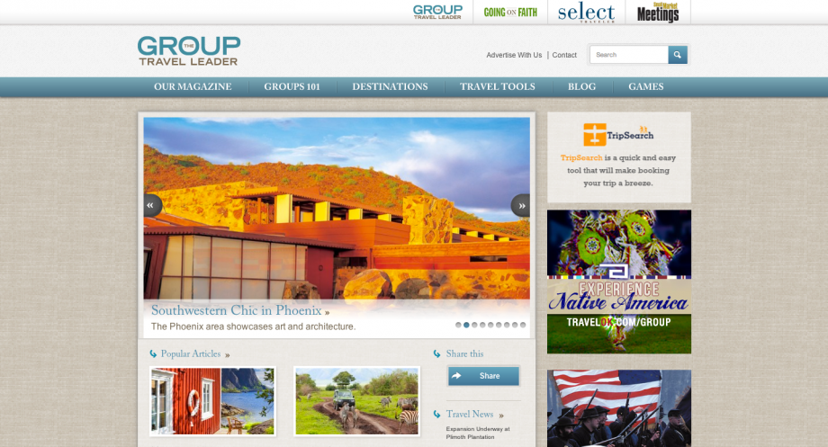 Group Travel Leader - Nashville Web Design | Nashville SEO | SEM